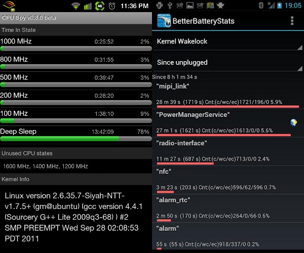 Optimizar la batería de los terminales Android
