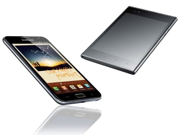 Phablets Galaxy Note 2 LG Optimus VU