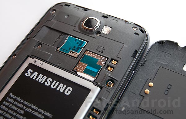 La batería del Samsung Galaxy Note 2