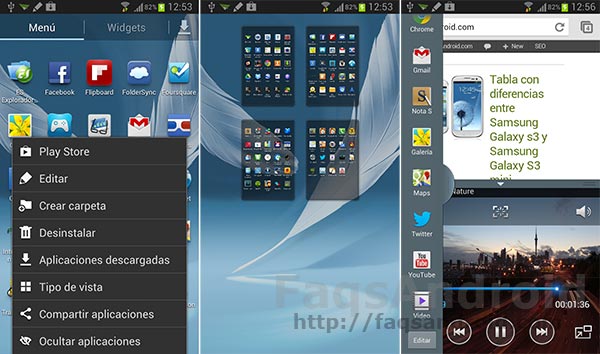 Analizamos la multitarea en el Samsung Galaxy Note 2, con vídeo HD