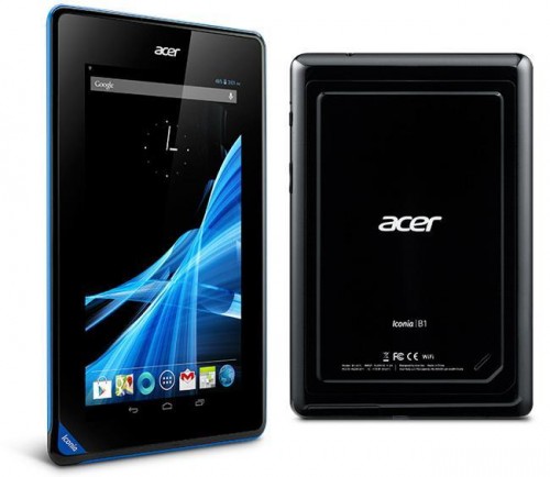 Acer Iconia B1 frontal y trasera