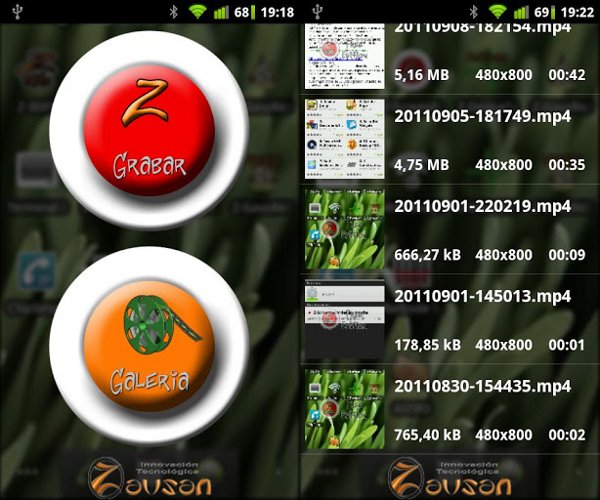 Aplicaciones y programas para grabar la pantalla de tu Android - Z-Screen Recorder
