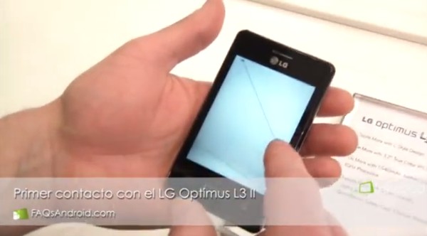 Primer contacto con el LG Optimus L3 II