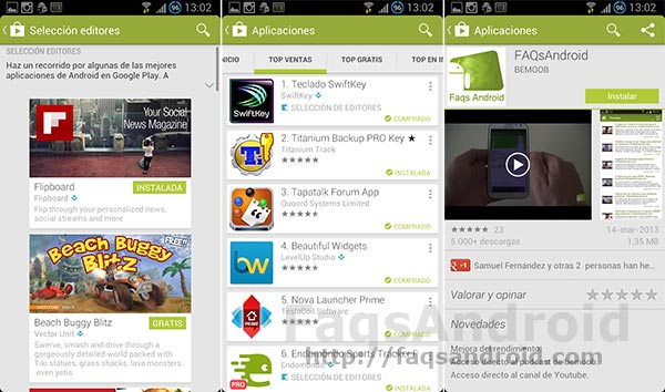 La Google Play Store 4.0 ya está activa en España