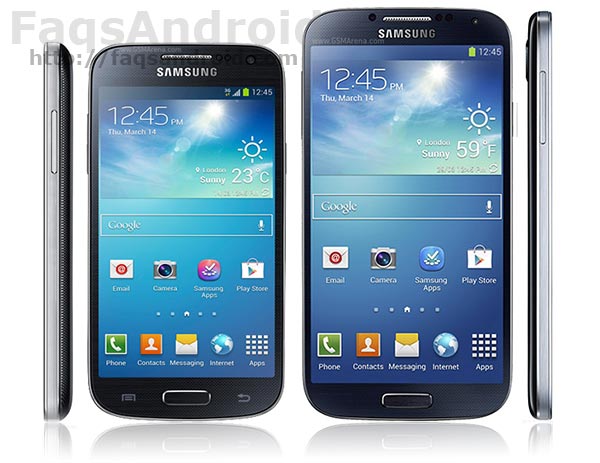 Tabla comparativa entre el Samsung Galaxy S4 Mini vs Galaxy S4
