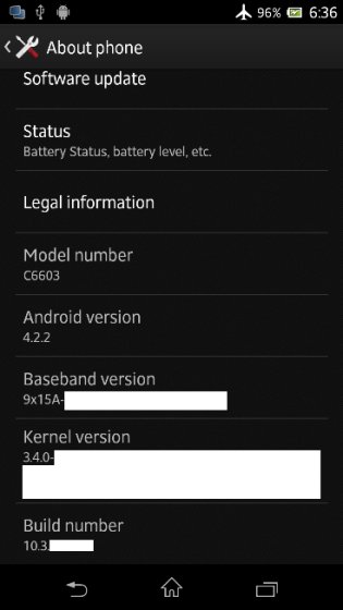 Android 422 Xperia Z capturas 1