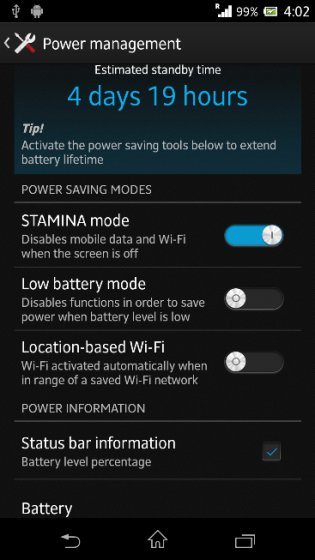 Android 422 Xperia Z capturas 14
