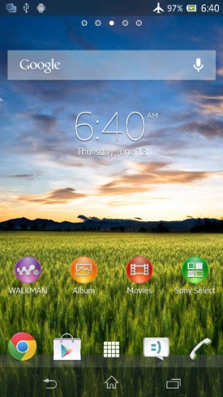 Android 422 Xperia Z capturas 6