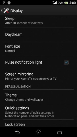 Android 422 Xperia Z capturas 8