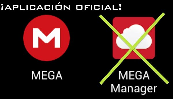 Aplicación oficial de MEGA en la Google Play Store