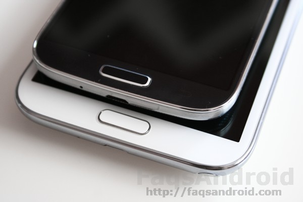 Samsung Galaxy S4 vs Samsung Galaxy Note 2: Construcción