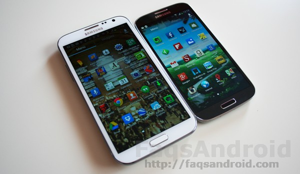 Comparativa En Video Del Samsung Galaxy S4 Vs Samsung Galaxy Note 2