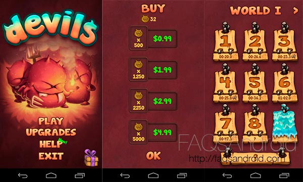 Análisis de Devils, un simpático juego para Android