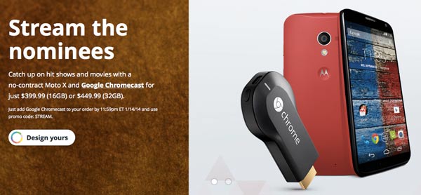Motorola regala un Chromecast por la compra de un Moto X