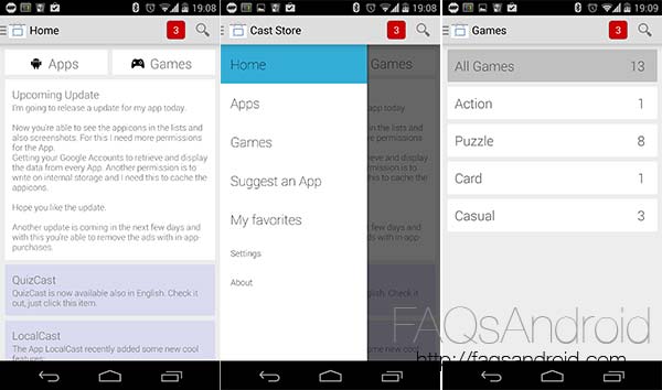 Cast Store: aplicación saber las apps compatibles con Chromecast