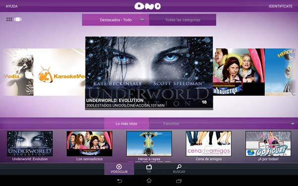 Las 10 apps destacadas de la semana:  Ono TV Online