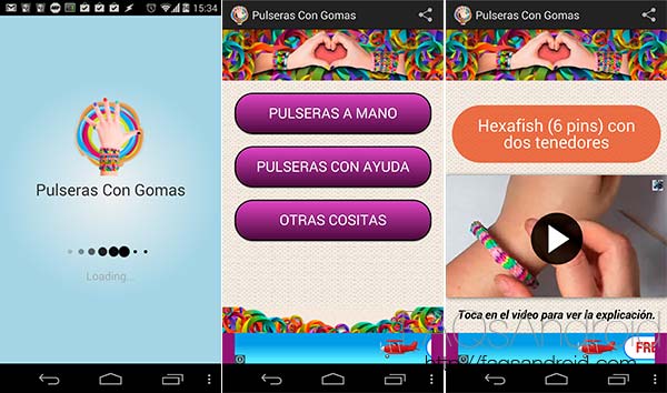 Las 10 apps destacadas de la semana:  Pulseras con gomas