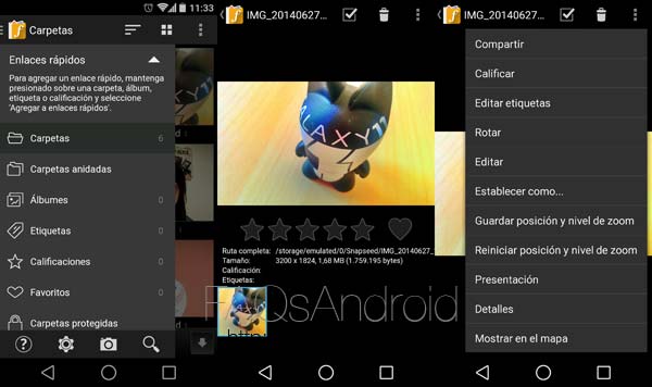 FStop, Las mejores alternativas a la galería de imágenes para Android L