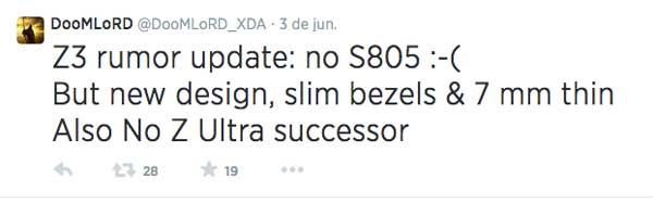 Un Sony Xperia Z3 más fino y con menos marco, ¿dónde hay que firmar?