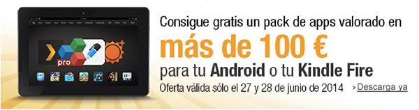 100 euros gratis en aplicaciones android desde el Amazon AppStore