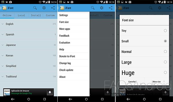 Cómo aumentar el tipo de letra en Android: mejora la visibilidad de los textos