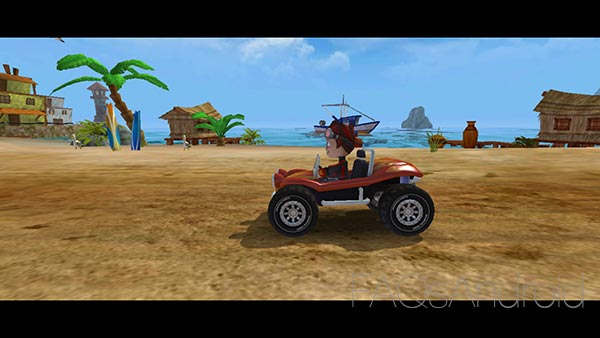 Beach Buggy Racing, un juego arcade de carreras con batallas a lo Mario Kart