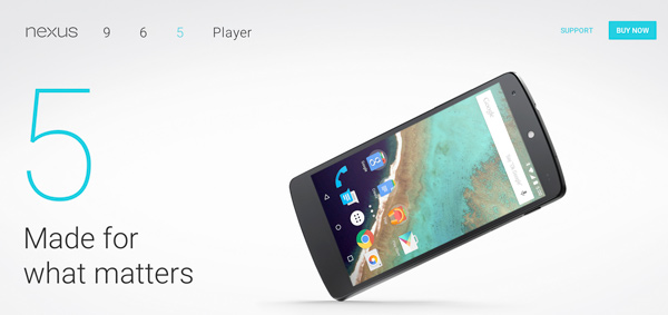 El Nexus 5 se seguirá vendiendo desde 349 euros