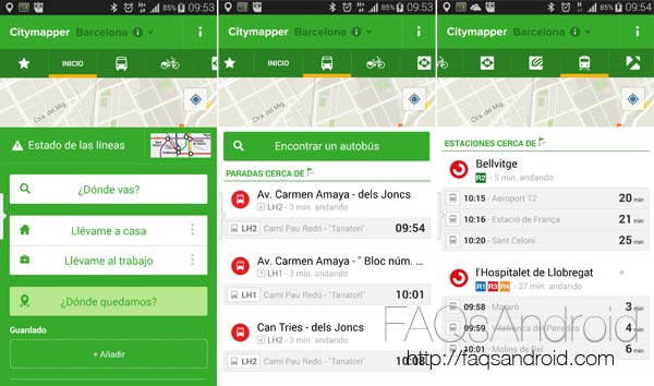 Las mejores aplicaciones para moverse en transporte público con Android