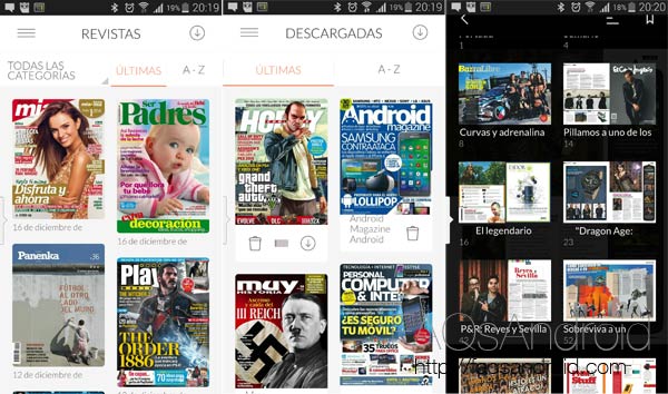 Las mejores aplicaciones para leer revistas en Android