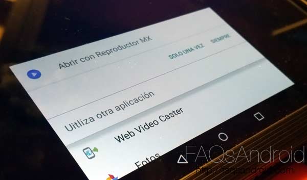 Cómo ver vídeos online en una tablet android: Web Video Caster + MX player