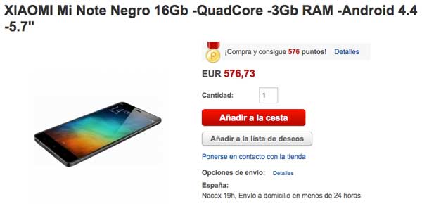 Los precios del Xiaomi Mi Note y Mi Note Pro y cómo comprarlo desde España