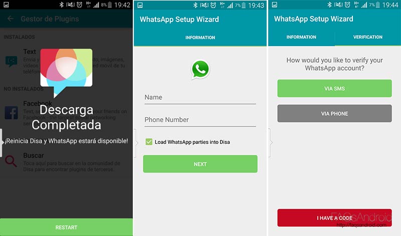 Dos líneas de WhatsApp en un mismo móvil