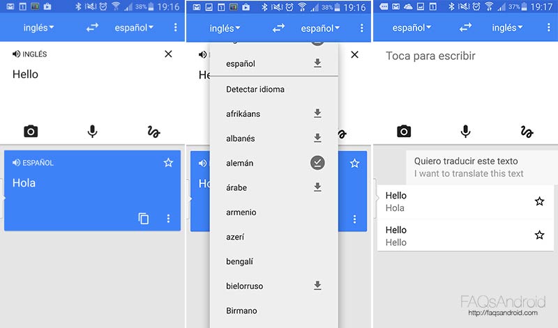 Cómo usar Google Translate en un móvil Android