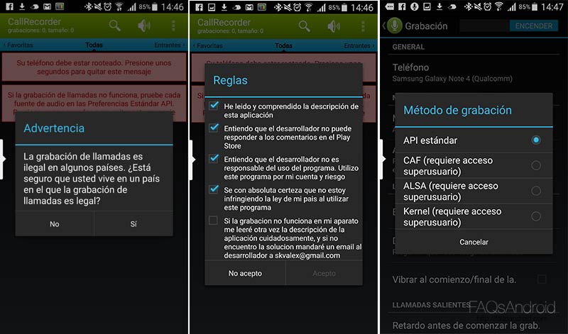 Aplicaciones Android con las que grabar llamadas en el móvil