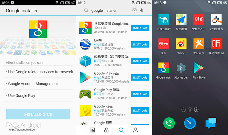 Cómo instalar Google Play Store en el Meizu M2 Note 4G
