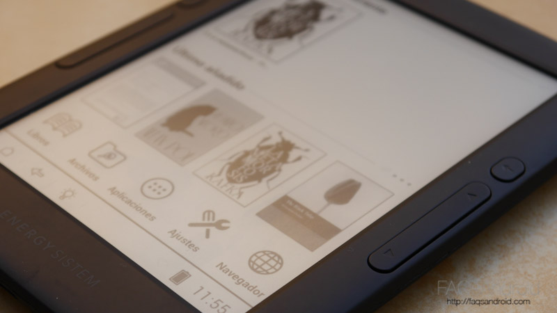Energy Ereader Pro+: análisis de un libro electrónico android