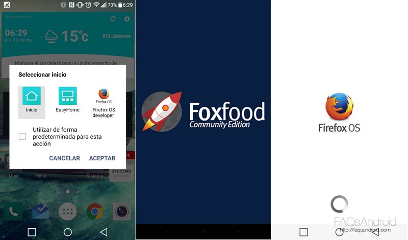 Descubre Firefox OS sin un móvil Firefox OS: nuevo launcher Android