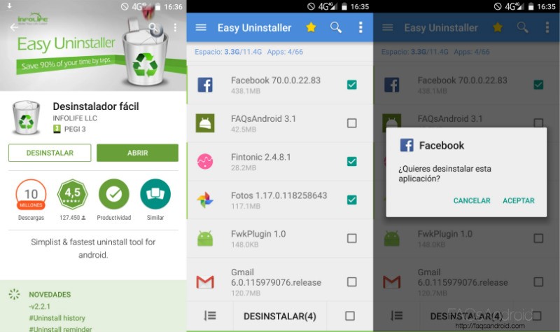Desinstalar Aplicaciones Android Desinstalador Fácil